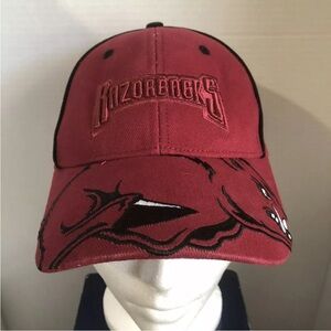 Vintage Razorbacks Drew Pearson Signature Series Adjustable Embroidered Cap